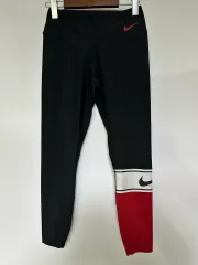 ナイキ ドライフィット レギンス S ブラック/レッド