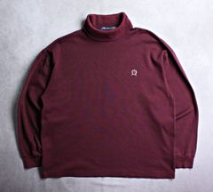 90s DUNLOP MOTORSPORT タートルネック ニット ボルドー - メルカリ