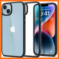 【新品】 Spigen 【創業18年の技術力】iPhone14 ケース ストラップホール付き クリア 耐衝撃 米軍MIL規格取得 黄変なし TPU バンパーケース 2重構造 すり傷防止 ワイヤレス充電対応 ウルトラ・ハイブリッド ACS05041 (マット 0