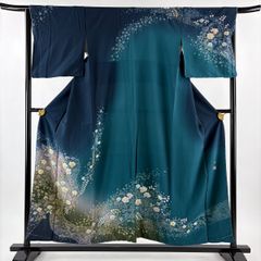 袋帯祥園謹製　六通柄袋帯　宝尽くし文様　金糸　正絹　逸品 袋帯 美品 逸品 落款 祥園 宝尽くし 文字 金糸 唐織 黒 六通 正絹
