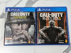 PS4　コールオブデューティ　ワールドオブウォーⅡ・コールオブデューティ　ブラックオプスⅢ