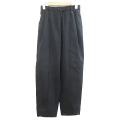 ファミマ ファミリーマート ジョガーパンツ イージーパンツ 美品 ナイロン クリースステッチ M 黒 ブラック X