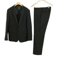 LESLIEGRANT フォーマル シングル 2B スーツ セットアップ ジャケット スラックス 98AB6 ブラック