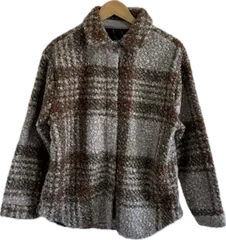 ZK27 【美品タグ付き】workmanワークマン　FleldCore プードルボアウォームジャケット　アウター　ベージュ　レディース　Mサイズ