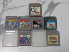 GB.GBC　ゲームボーイソフト　スーパーマリオランド2・ワリオランド・マリオピクロス・クウォーズ・魔法陣グルグル・コナン・ドラえもんクイズボーイ？
