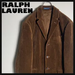 RALPH LAUREN ヘビー太畝コーデュロイテーラードジャケット 茶色 M