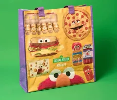 日本輸入 SESAMESTREET MARKET セサミタポーリンバッグ エルモ クッキーモンスター