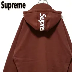大人気 シュプリーム 刺繍スモールボックスロゴ フードロゴ フルジップ パーカー