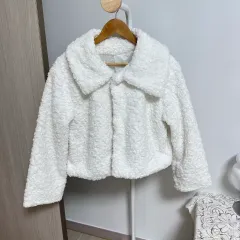 ボアジャケット ホワイトアイボリー