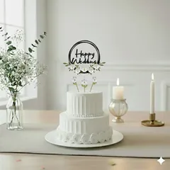 ケーキトッパー　ウェディング　花