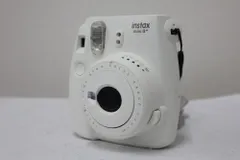 【訳あり品】 フジフィルム Fujifilm instax mini8+ ホワイト 60mm チェキ インスタントカメラ  e4693