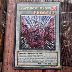 遊戯王ブラックローズドラゴン 1st Edition レリーフ 北米版 白個体
