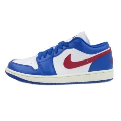 ナイキ NIKE タグ付き WMNS AIR JORDAN 1 LOW SPORT BLUE/GYM RED/WHITE-SAIL ウィメンズ エアジョーダン1 ロー スニーカー DC0774-416 スポーツブルー 27.5cm ■GY51