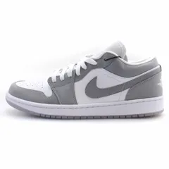 ナイキ NIKE タグ付き WMNS Air Jordan 1 Low Wolf Grey ウィメンズ エアジョーダン 1 スニーカー DC0774-105 ウルフグレー 28.5cm ■GY51