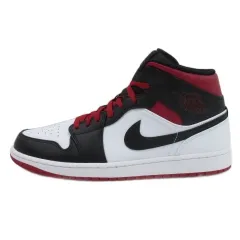 ナイキ NIKE AIR JORDAN 1 MID エア ジョーダン 1 ミッド スニーカー DQ8426-106 ホワイト ブラック ジムレッド 29.0cm ■GY51
