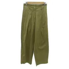 ケイビーエフ KBF アーバンリサーチ ワイドパンツ アンクル丈 38 M カーキ /HO50 ■GY59