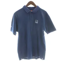 ビームスゴルフ BEAMS GOLF ポロシャツ L 紺 ネイビー 半袖 ポロカラー ロゴパッチ /KW ■GY57