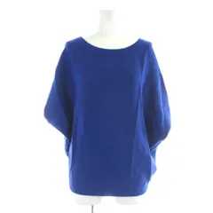 アンタイトル UNTITLED ボートネック ドルマンスリーブ ニット 2 青 ブルー /KW ■GY58