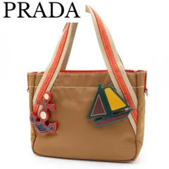 【美品】PRADA B2980S トートバッグ 三角ロゴプレート ミニトート ナイロン レザー