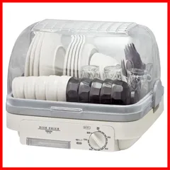 【即日発送】工事不要 YD-180(LH) 小型 (抗菌/防カビ) (自然対流式) ライトグレー タイマー付き 120分 (5人分) 大容量 食器乾燥器 [山善]