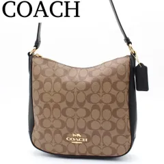 【極美品】COACH エリー ファイルバッグ シグネチャー ショルダーバッグ