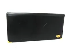 dunhill ダンヒル オックスフォード レザー 二つ折り 長財布 ウォレット 小銭入れ 札入れ カード入れ メンズ ブラック系 DK9026