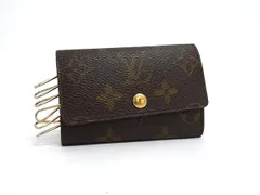 LOUIS VUITTON ルイヴィトン M62630 モノグラム ミュルティクレ6 6連 キーケース 鍵入れ レディース メンズ ブラウン系 DJ9425