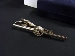 ■美品■ Burberrys バーバリーズ ネクタイピン タイクリップ アクセサリー  紳士 ビジネス メンズ シルバー系 DJ9405