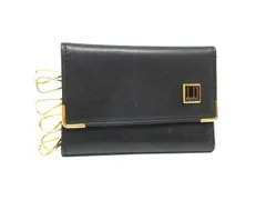 ■美品■ dunhill ダンヒル レザー 6連キーケース 鍵入れ メンズ ブラック系 DL0053