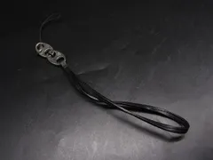 GUCCI グッチ ストラップ バッグチャーム レディース メンズ ブラック系×シルバー系 DL0197