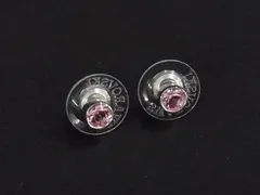 ■新品同様■ SWAROVSKI スワロフスキー ストーン ピアス アクセサリー レディース ピンク系×シルバー系 DL1715