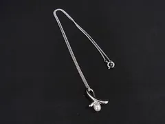 ■美品■ TASAKI タサキ 本真珠 淡水真珠 淡水パール 約4mm SV925 ネックレス ペンダント アクセサリー レディース シルバー系 DL1717