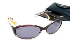 ■美品■ IZONE アイゾーン P491-HC8 プティエル サングラス 眼鏡 めがね レディース パープル系 DL1972