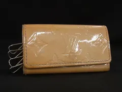 LOUIS VUITTON ルイヴィトン M91544 モノグラムヴェルニ ミュルティクレ4 4連 キーケース 鍵入れ レディース イエロー系 DL3614