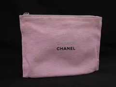 CHANEL シャネル コットン100％ ポーチ マルチケース メイクポーチ 小物入れ レディース ピンク系 DL4070