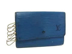 LOUIS VUITTON ルイヴィトン M6381G エピ ミュルティクレ6 6連 キーケース 鍵入れ ミルティーユ ブルー系 DL4903