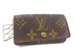 LOUIS VUITTON ルイヴィトン M62631 モノグラム ミュルティクレ4 4連 キーケース 鍵入れ レディース メンズ ブラウン系 DL4924