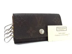 LOUIS VUITTON ルイヴィトン M62631 モノグラム ミュルティクレ4 4連 キーケース 鍵入れ メンズ レディース ブラウン系 DL4932