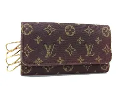 LOUIS VUITTON ルイヴィトン M95231 モノグラムミニラン ミュルティクレ4 4連 キーケース 鍵入れ ブラウン系 DL4991