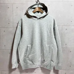 UNIQLO : C ユニクロ スウェット オーバーサイズ プルパーカ トップス パーカー プルオーバー L グレー メンズ レディース SG396-1