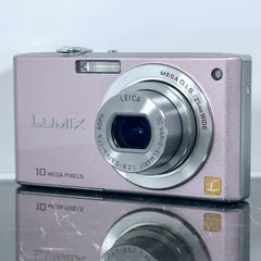 【美品】Panasonic LUMIX DMC-FX35 ピンク CCD 1010万画素 ライカレンズ 薄型コンパクトデジタルカメラ