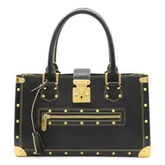 LOUIS VUITTON ルイ ヴィトン スハリ ファビュロー トートバッグ ハンドバッグ スタッズ レザー ノワール ブラック 黒 M91812