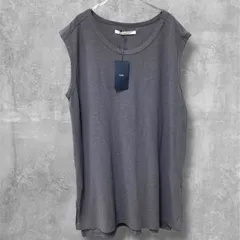 ♪ 未使用タグ付き　URBAN RESEARCH DOORS アーバンリサーチドアーズ　スラブノースリーブプルオーバー　タンクトップ　グレー　定価5940円