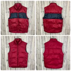 UMBRO × R.NEWBOLD アンブロ アールニューボールド コラボ リバーシブル 中綿 ナイロン ダウン ベスト ジャケット メンズ L サイズ