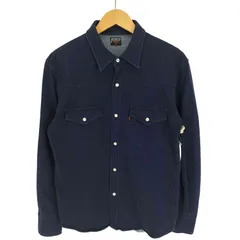 エドウィンジャージーズ EDWIN JERSEYS デニム ライク L/S ウエスタン シャツ メンズ JPN：L 