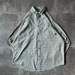00s Patagonia 長袖シャツ オーガニックコットン 緑2XL A655