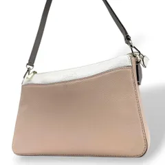 ケイトスペード ショルダーバッグ ピンク バイカラー s4 斜め掛け可 レザー 本革 ホワイト グレー シルバー金具 kate spade レディース