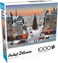 Buffalo Games - ミシェル・ドラクロワ - ノエル・エスト・ド・レトゥール - 大人のための1000ピースジグソーパズル - ゲームナイトに最適なチャレンジングパズル - 完成サイズ 26.75 x 19.75 