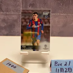 2021 Topps Pedri FC Barcelona RC ルーキー Rookie Stadium Chrome カード