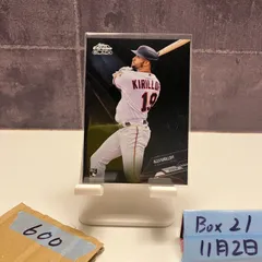 2021 Topps Chrome Black Alex Kirilloff MINNESOTA TWINS RC ルーキー Rookie カード